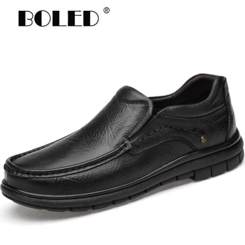 Large Size Quality Men Shoes Loafers Natural Leather Casual Shoes Slip On All Season Moccasin Driving Shoes Men