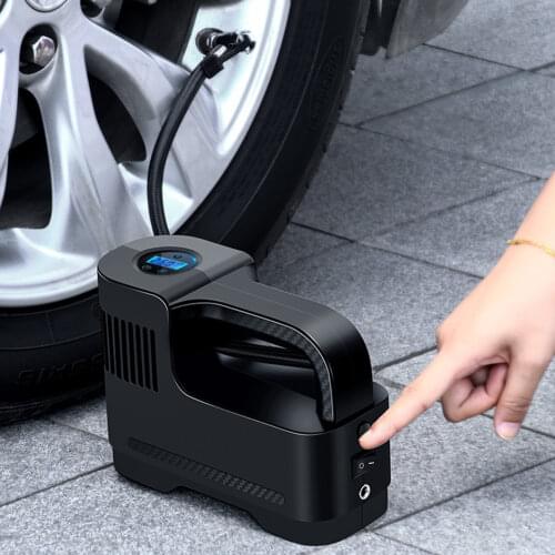 Digital Tire Inflator DC 12 V Air Pump Car Portable Air Inflator Pump Compressor With LED Lamp For Car Motorcycle Bicycle Moto