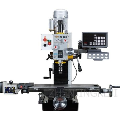 ZX32G Desktop Drilling and Milling Machine Home Milling Machine industry Woodworking Drilling Machine Miniature Metal Machining