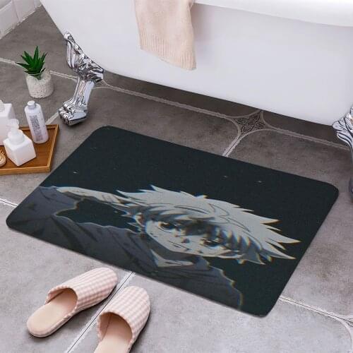 Killua Cheaper Anti-slip Modern Area Rugs Living Room Balcony Bathroom Printed Carpet Doormat Hallway Bath Mat
