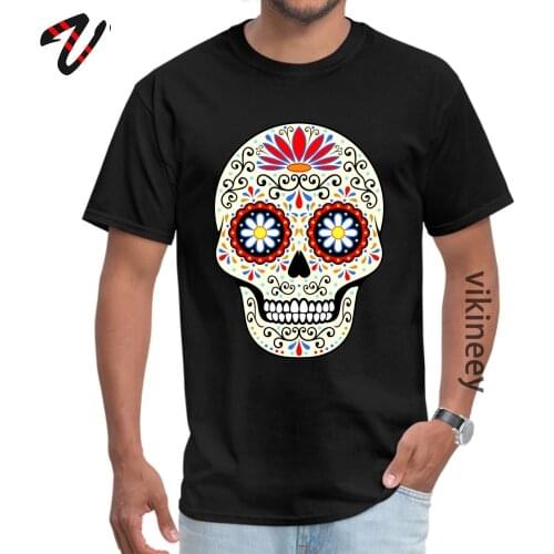New Coming Mens Tshirt sugar skull Fitness Tight Tees Cotton Stalin Marseille Gift Clothing Shirt Crew Neck Top Quality