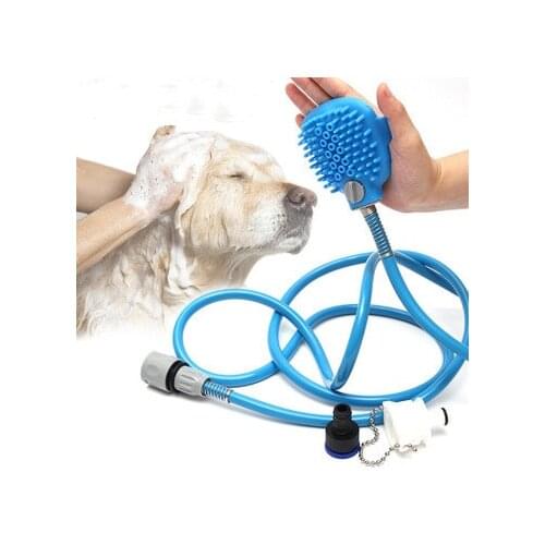 New Pet bathing tool convenient massager shower tool Cleaning washing bath sprayers brush for dogs pet products