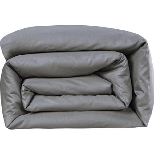 New Luxury 100% Cotton Duvet Cover Set Bedding Set Twin Full King Queen Size 3pcs Simple style in solid color