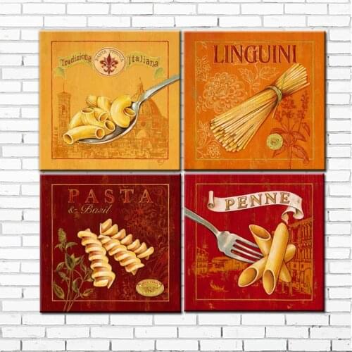 Pastoral pasta scenery set canvas printings oil painting printed on canvas modern living room wall art decoration pictures