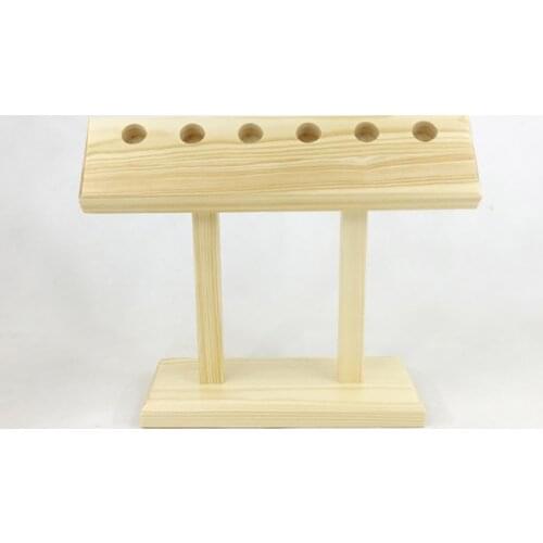 Bluetooth Headset Stand Solid Wood Bluetooth Earbuds Display Stand Rack, Holds 6 Earbuds, Wireless Earbuds Holder Organizer