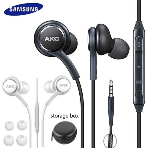 Wire Control Headset for Samsung AKG Smartphone 3.5mm In-ear Wired Microphone Volume Control Headset S10 S20 NOTE 10 Earphone