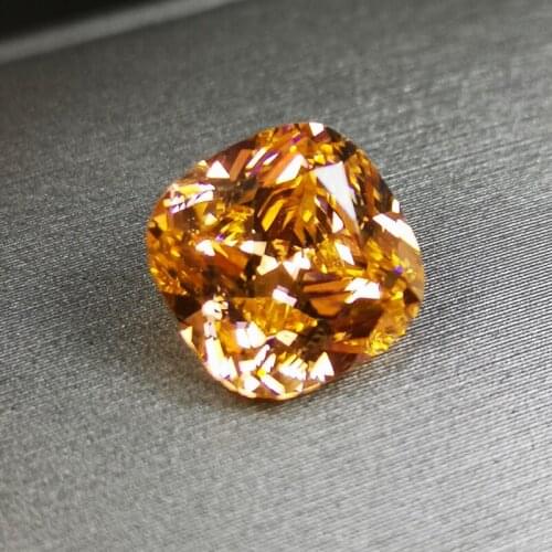 Spessartine Top square ice blue new arrival CU CZ faceted rectangle shape loose stone DIY jewelry making