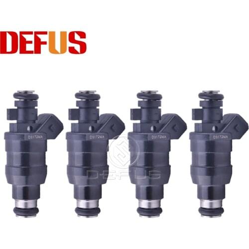 DEFUS 4X Fuel Injector D3MA2 For PEUGEOT 306 406 XSI 1.8 16V 1997 Flow Matched Injection Nozzle Value d3172ma High Impedance NEW