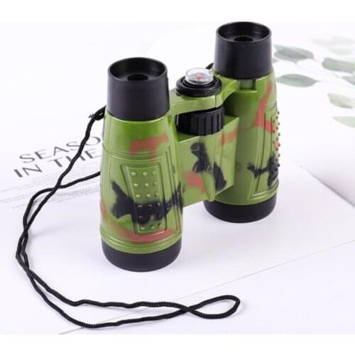 Outdoor Hunting Portable 6x30 Binoculars Looking Glasses Travel Camping Toys Children Plastic Binoculars 2021