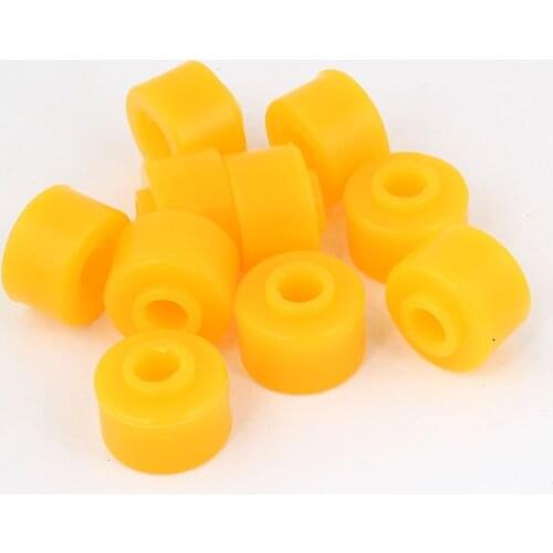 Uxcell Vehicle Car 10 Pcs Orange Rubber Shock Absorber Bushings 10mm x 28mm x 20mm