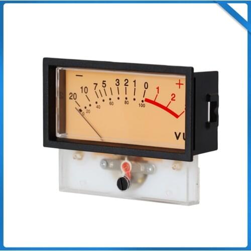High-precision VU Ammeter DB Meter Power Discharge Flat Meter Mixer Power Meter With Backlight TN-73
