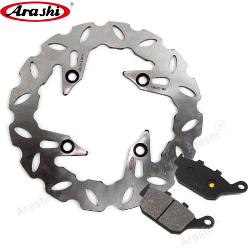 ARASHI CNC Rear Brake Disc Rotor Brake Pad For HONDA XL700V Transalp / ABS 2008 2009 2010 2011