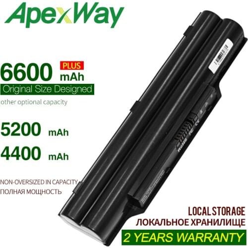 6 CELLS New Laptop Battery For Fujitsu LifeBook A530 AH531 A531 PH521 AH530 LH520 CP477891-01 FMVNBP186 FPCBP250 BP250 FPCBP250