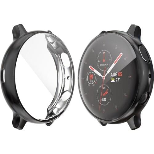 7 Colors Watch Case Cover For Samsung Galaxy Watch Active 2 TPU Shell Anti-screen Protector Cover Smart Watch Accessories