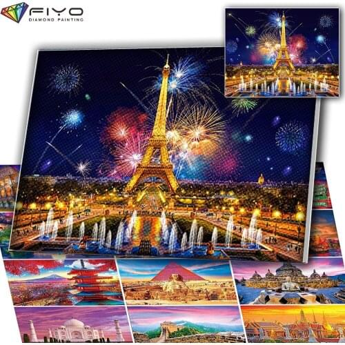 5d Diamond Painting Building Full Square New Arrival Diamond Embroidery Landscape Church Mosaic City Scenery Needlework Wall Art