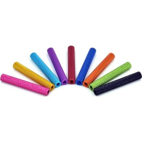 10pcs M3 Aluminum Column 25mm 30mm 35mm Round Aluminum Alloy Pillar Standoff Spacer Fastener Anti-slip for RC