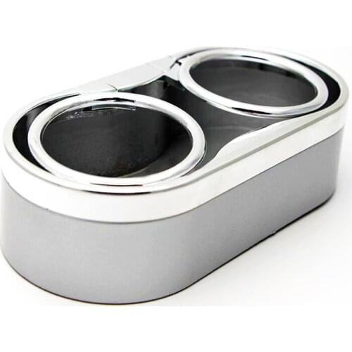 Free Shipping Dual Hole Auto Cup Holder Drinks Holders Multifunctional Removeable Cell Phone Stand Car Beverage Bottle Cup Stand