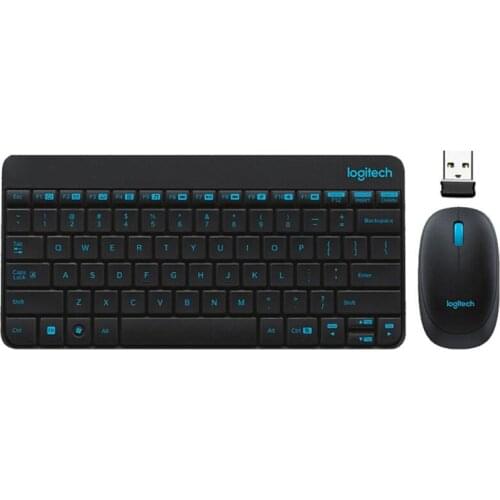 Logitech MK245 USB Nano Wireless Keyboard and Mouse Combo Splashproof Set for Windows Chrome OS Ergonomics Keyboards Mouse Set