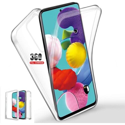 360 Full Cover For Samsung Galaxy Note 20 Ultra S21+ Plus S20 FE 5G S10E Note10 Lite A42 A12 A02S A32 A52 A72 PC+TPU Double Case