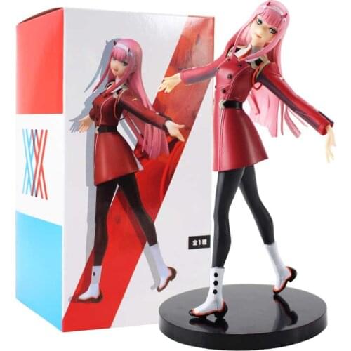 20cm Anime DARLING in the FRANXX Figure Toy Zero Two 02 PVC Action Figure Collection Model Toys Gift for Kids