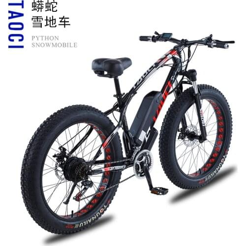 Electric Bike Mens Mountain Bike Snow Bike Electric Bicycle Ebike Electric Bicycle 4.0 Fat Tire E bike