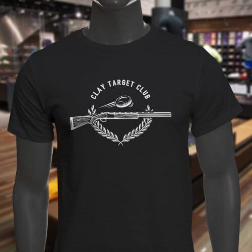 Clay Target Club Guns Shooting Hunter Hunting 100% Cotton Men 2019 Summer Cheap Sale Pre-Cotton For T Shirt Ideas