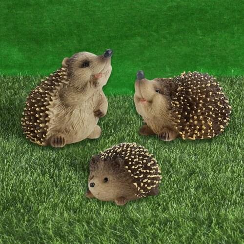 Doll Soft Craft Ornaments Plastic Simulation Hedgehog Toy for Children Gift