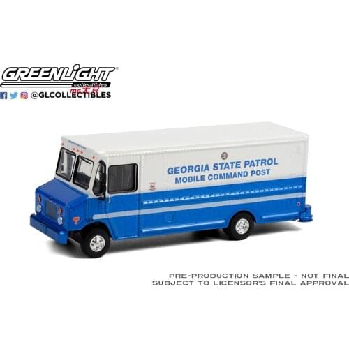 GreenLight 1:64 2019 Step Van - Georgia State Patrol Alloy model car Metal toys for childen kids diecast gift