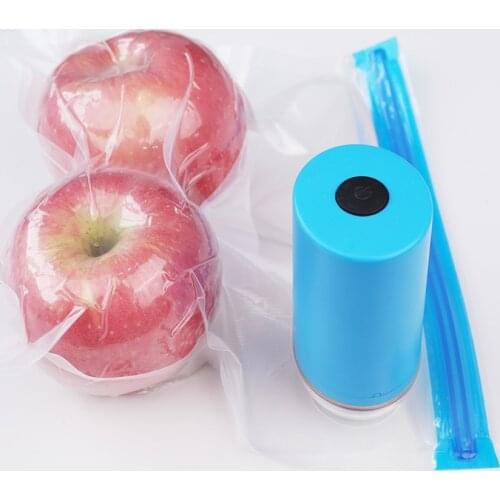 Refrigerator Storage Box Set Refrigeration Box Food Vacuum Sealing Fresh Keeping Bag Compressed Bag Fruit And Vegetable Self