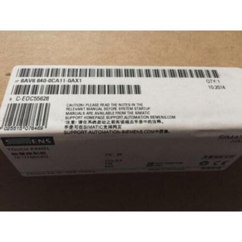 New Original Touch Panel HMI TP177MICRO 6AV6640-0CA11-0AX1 6AV6 640-0CA11-0AX1 6AV66400CA110AX1 5.7" Blue Mode