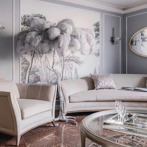 50pc/lot Grey Перо страуса 60-65cm 24-26inch ostrich drabs natural feathers christmas carnival decoration accessorys real plumas