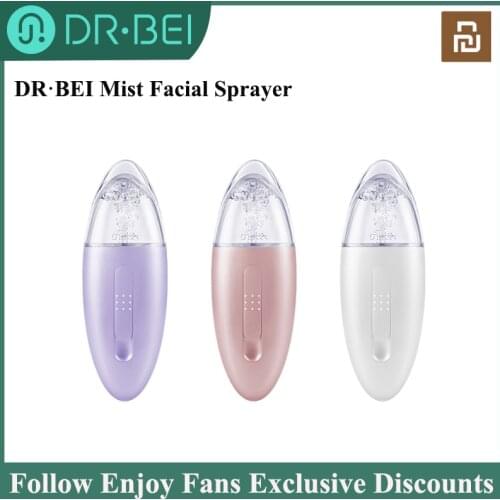 DR·BEI Mist Facial Sprayer Portable USB Rechargeable Humidifier Nebulizer Steamer Moisturizing Face Skin Care Spray Instrument