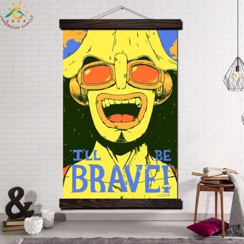 One Piece Cute Usopp Modern Wall Art Print Pop Art Picture And Poster Frame Hanging Scroll Canvas Painting For Home Decoration