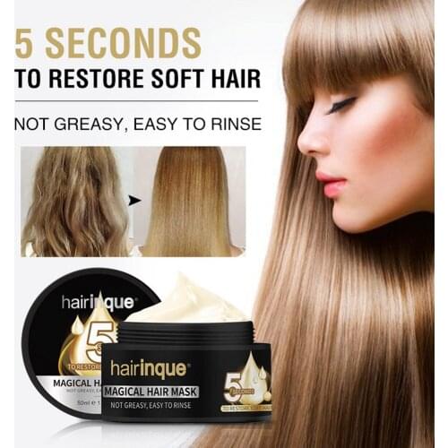 50ml Repair Hair Mask Hair Ointment Dry Hair Treatment Hair Mask Nourish and Smooth Fluffy Hair Smooth Hair Care Cream
