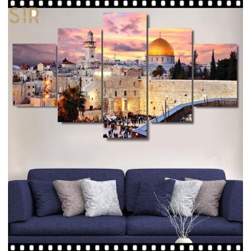 World Famous Architecture Beauty HD Five Wall Painting Decorative Painting Anime Posters Wall Decor Anime Decor Room Decor