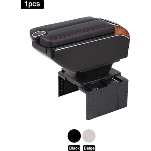 Vtear universal car armrest storage box auto interior Leather car-styling central container Store content box accessories parts