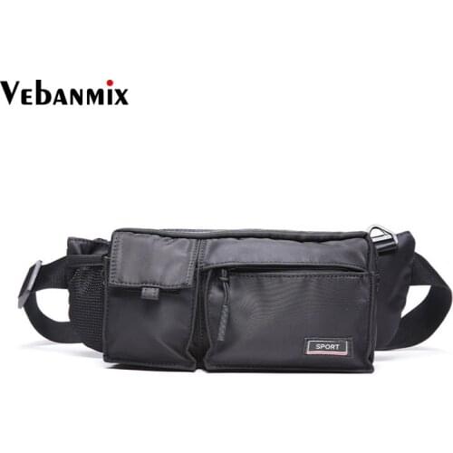 Men Male Casual Oxford Waist Fanny Pack Money Phone Belt Bag Pouch Bum Hip Hop Bag Fashion Shoulder Belt Chest Pack Travel Bags