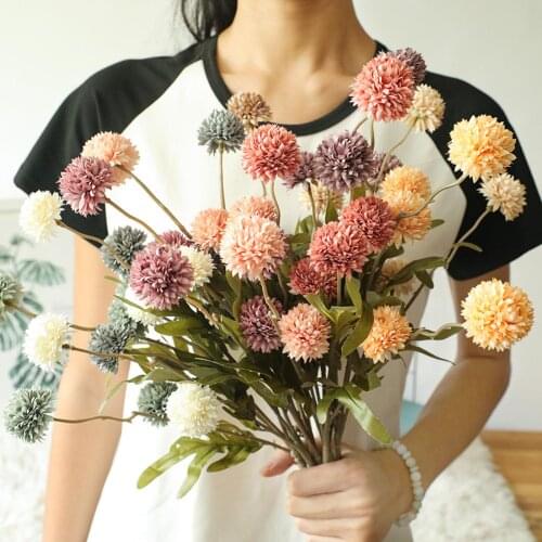 1Pc DIY Dancing Dandelion Simulation Artificial Flower Home Wedding Decoration Dandelion Artificial Flower Home Office