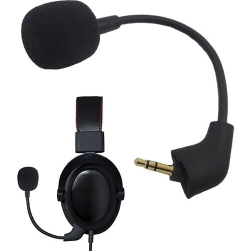 3.5mm Mic Headphone Microphone for Hyper X Cloud 2 II/Hyper X Cloud Sliver