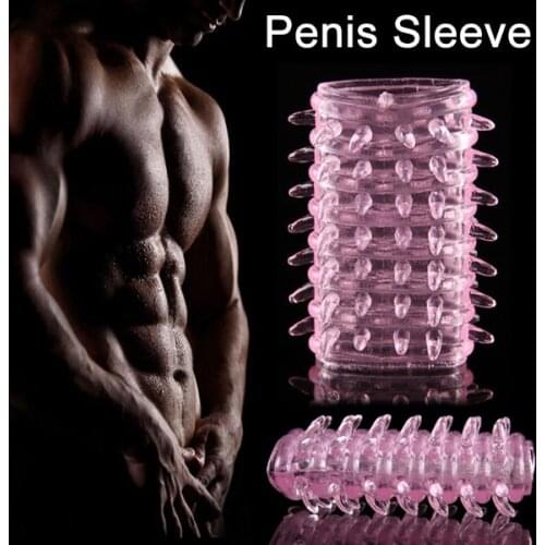 3pcs Penis Sleeve Ring Delay Ejaculation Cock Extender Cage Penis Sex Products Adult Penis Rings Cock Rings Male-30