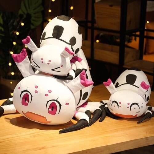 Anime So I'm A Spider, So What? Figure Pillow Toy Kumo Desu Ga Nani Ka Araneid Cosplay Stuffed Plush Doll 35-55cm For Gift