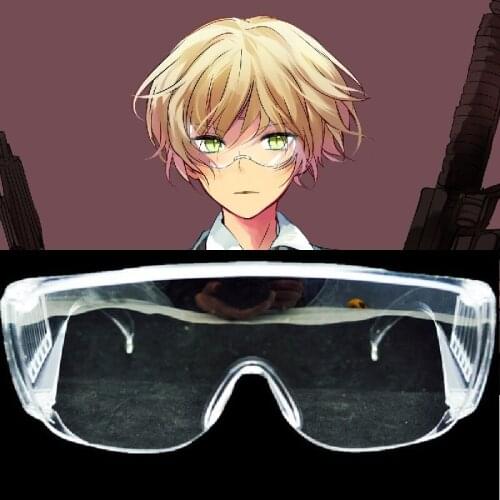 Aoharu X Kikanjuu Cosplay Glasses Aoharu X Machinegun Cosplay Props Plastic Transparent Goggles Tachibana Hotaru Cosplay Eyewear