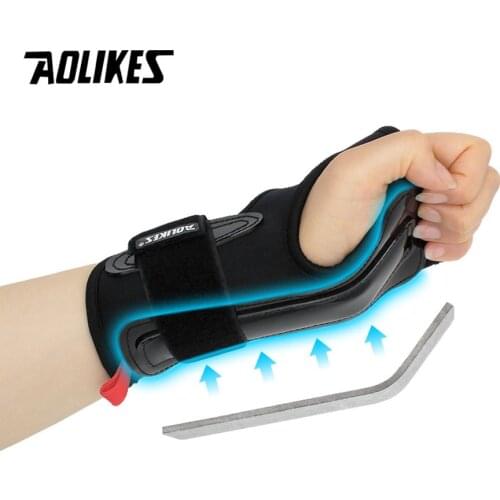 AOLIKES 1Pair Ski Wrist Support Gear Hand Protection Roller Palm Pads Protector Snowboard Skating Guard Men Women