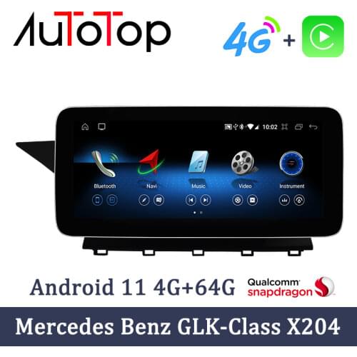AUTOTOP Benz Android Car Stereo Head Unit Player For Mercedes Benz GLK Class X204 2008-2015 Car DVD GPS Audio Auto Multimedia