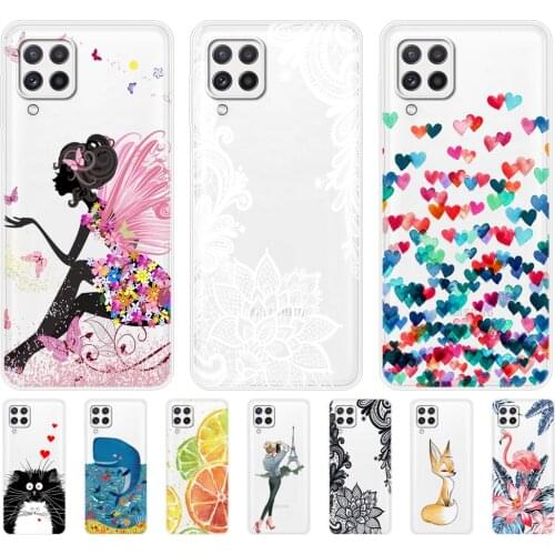 For Samsung A22 Case Phone Back Cover For Samsung Galaxy A22 5G 4G GalaxyA22 A 22 Bumper Soft Tpu Silicon Case Funda Etui Bag