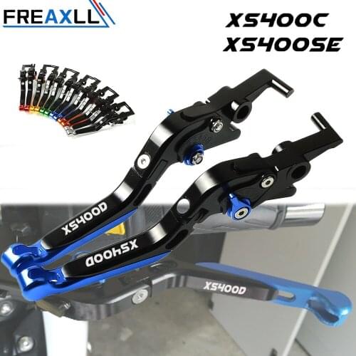 For Yamaha XS400C XS400D XS400SE 1978-1982 Motorcycle Accessories CNC Motorbike Adjustable Folding Extending Brake Clutch Levers