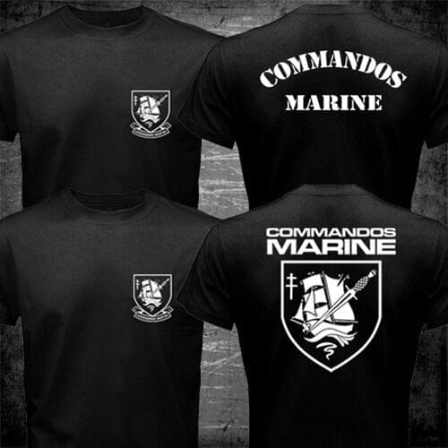 French Navy Special Operation Forces Counter Terrorist Commandos Marine Men T-shirt