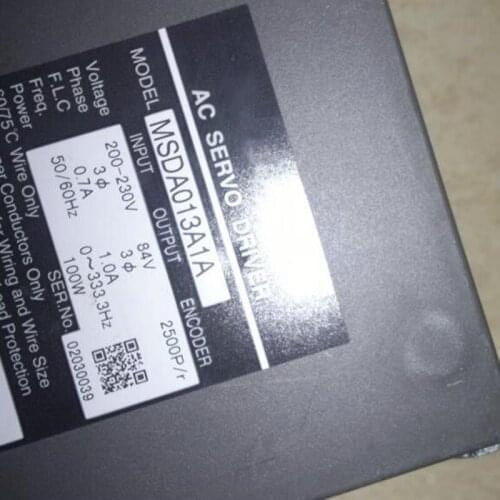 Used Tested Working MSDA013A1A AC SERVO DRIVER
