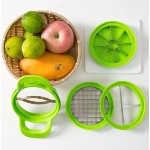 Slicer Chop & Dice 4 Different Slicer multifunctional vegetable cutter fruit slicer grater shredders kitchen accessories