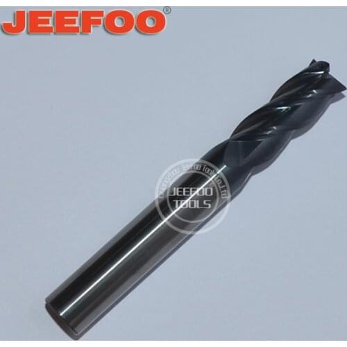MA-4F-10*10*75L double-edged four-blade tungsten steel milling cutter